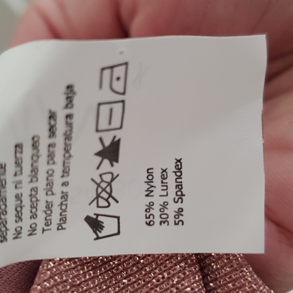 Revamped La Nuit- Pink Sparkled dress- Size M - Picture 5 of 5